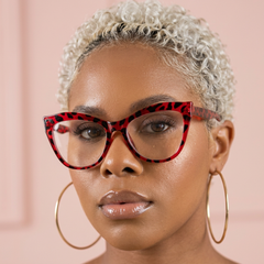 Vivienne eyewear on model
